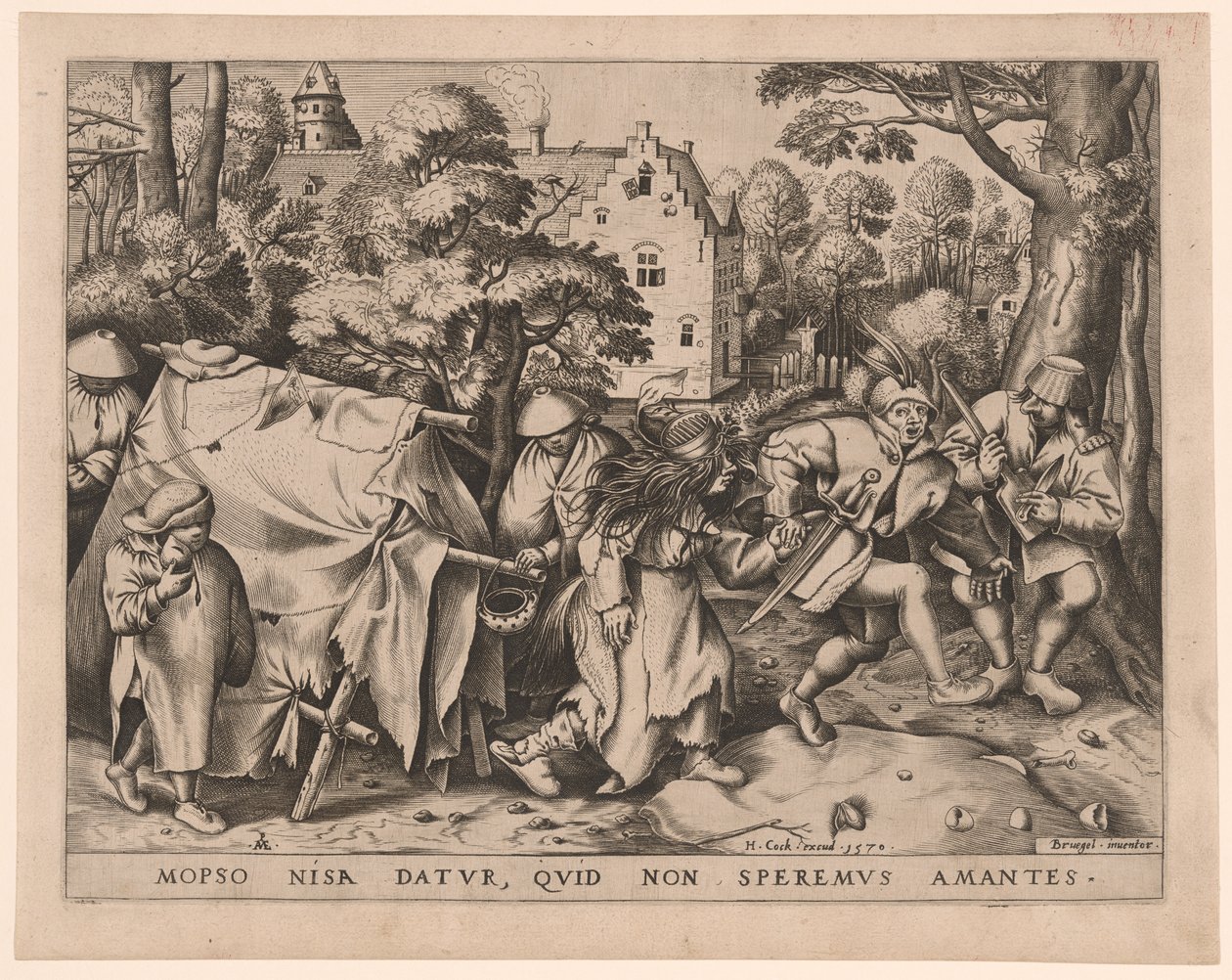 Den smutsiga bruden, eller Mopsus och Nisas bröllop av Pieter van der Heyden