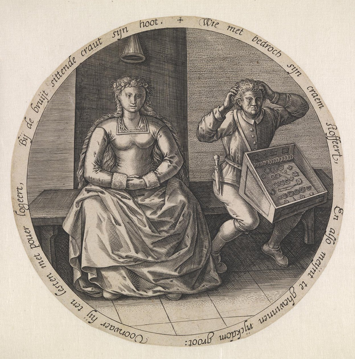 Den sorglösa köpman av Pieter van der Heyden