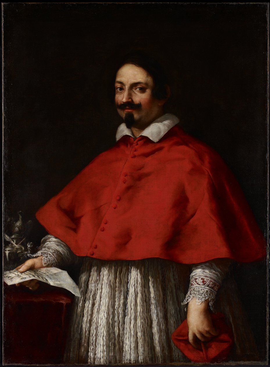 Porträtt av kardinal Pietro Maria Borghese, ca 1633-35 av Pietro da Cortona