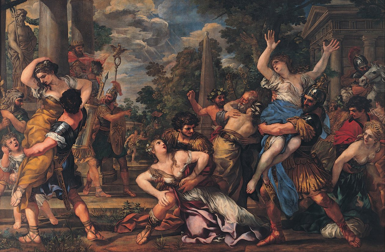 Våldtäkt av Sabinerna av Pietro da Cortona