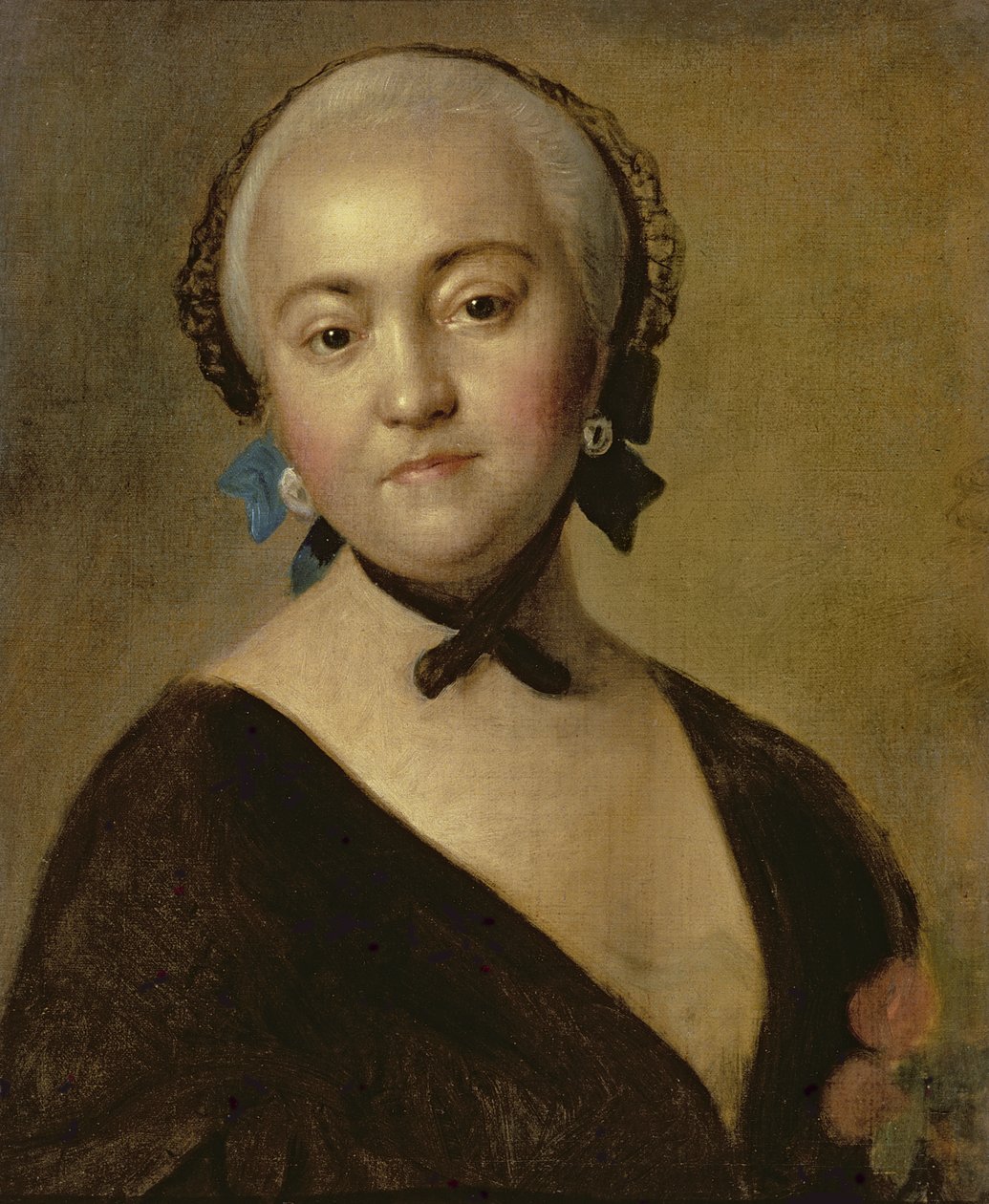 Porträtt av kejsarinnan Elizabeth Petrovna (1709-62) 1760 av Pietro Antonio Rotari