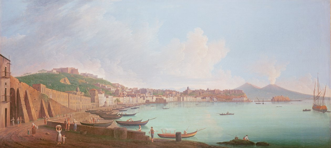 Neapelbukten, 1700-talet av Pietro Fabris