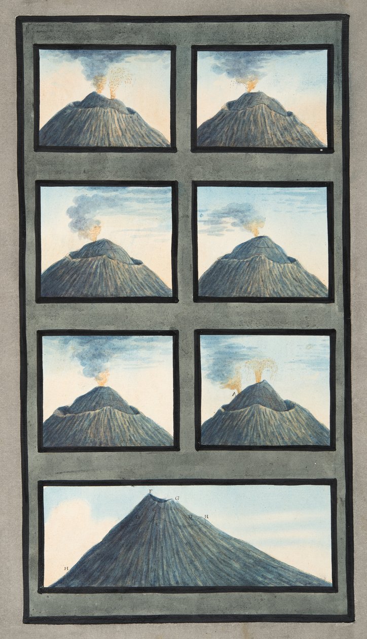Utbrottet av Vesuvius från 8 juli till 29 oktober 1767, från 