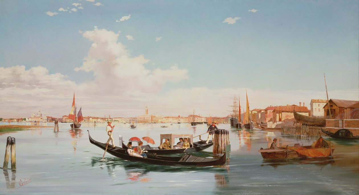 Lagunen, Venedig av Pietro Gabrini