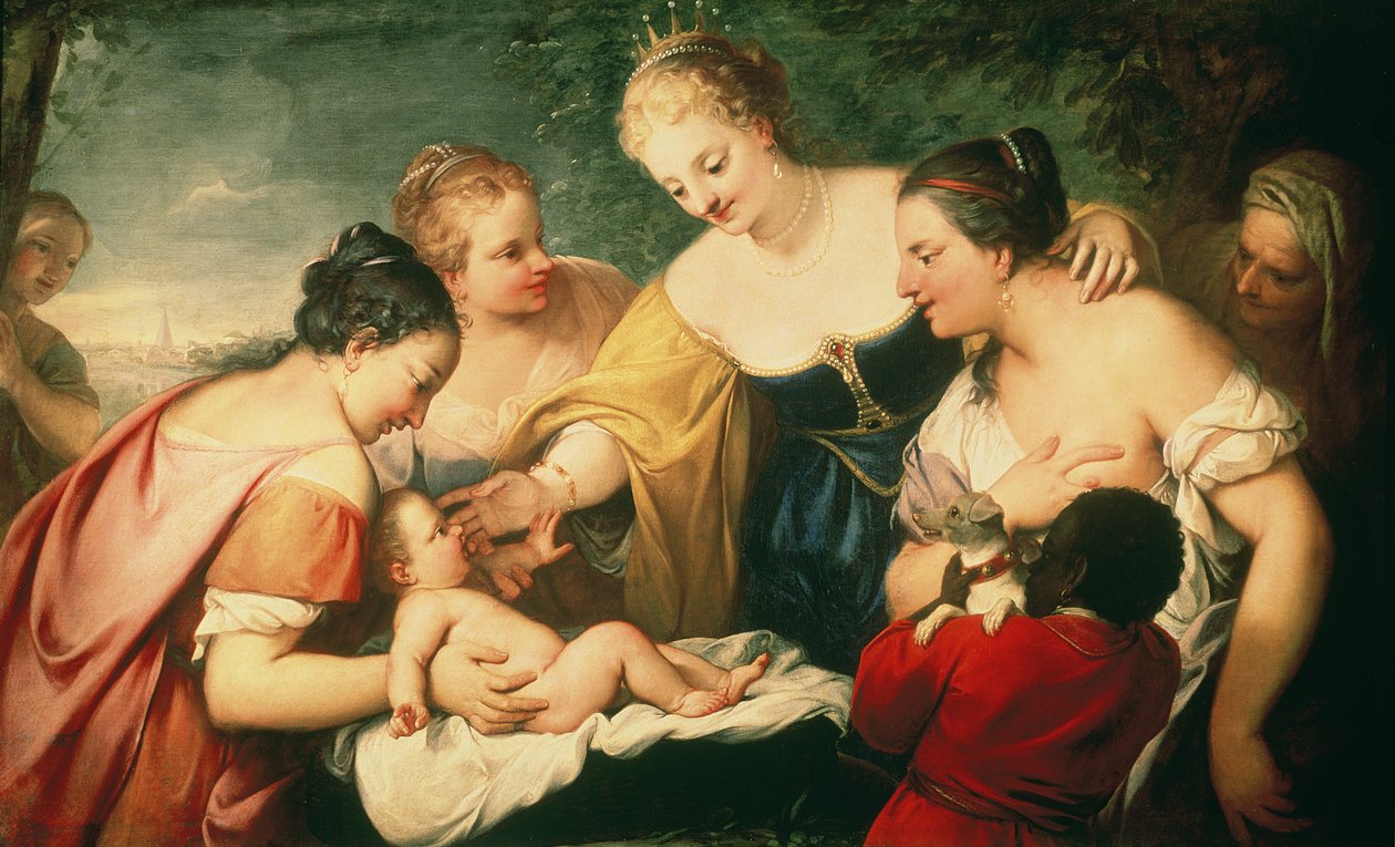 Fyndet av Moses av Pietro Liberi
