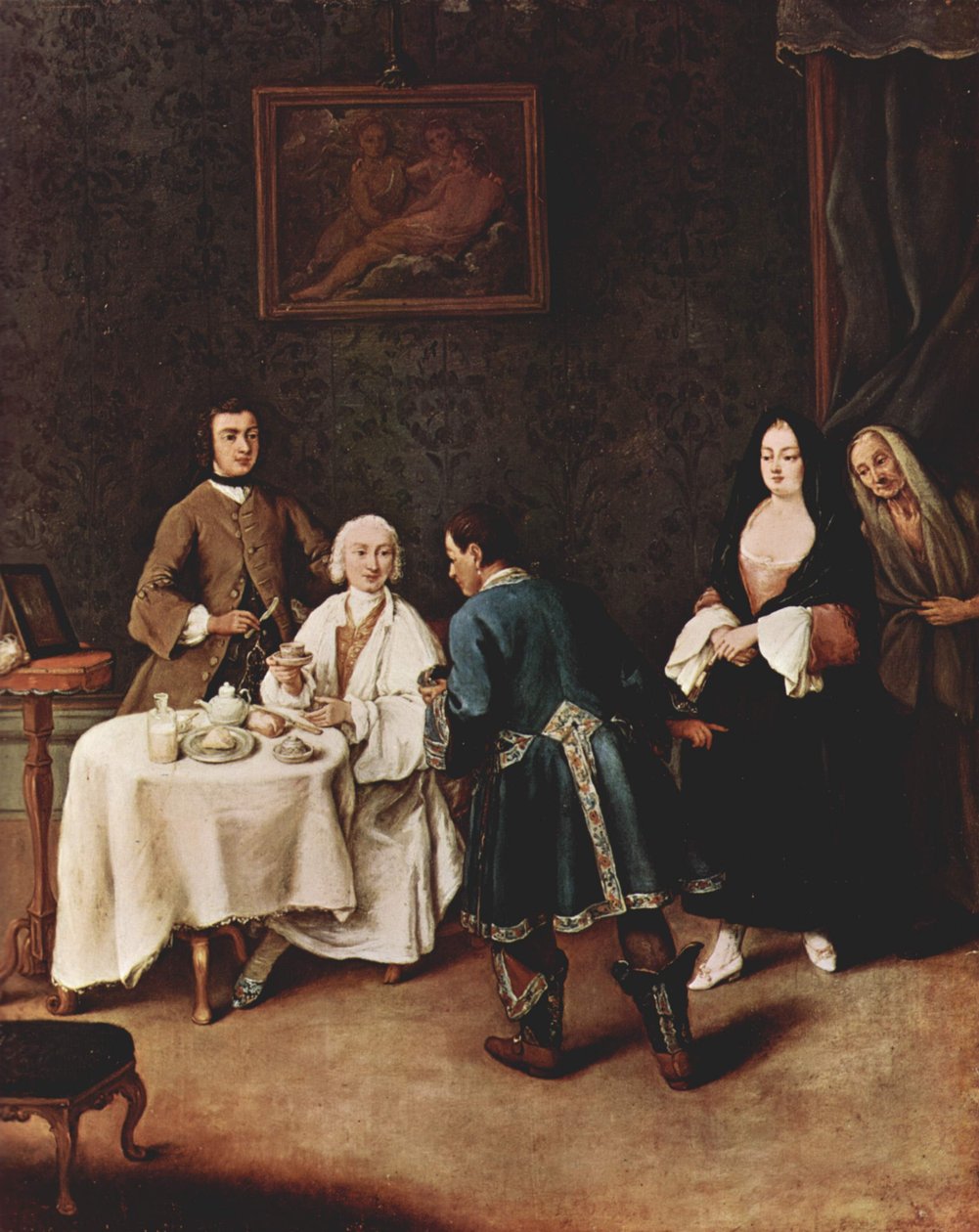 Besök hos en herre av Pietro Longhi