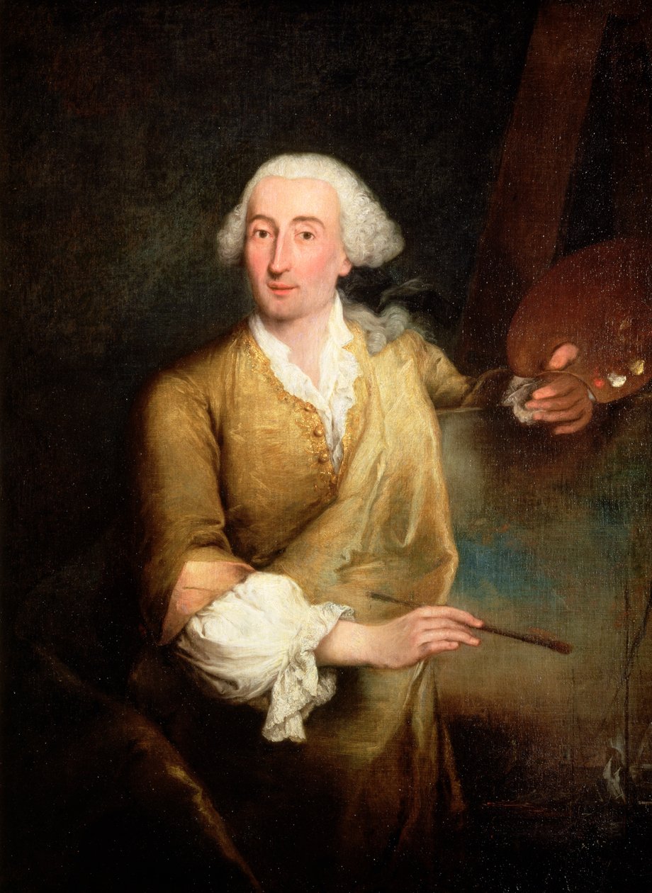 Porträtt av Francesco Guardi (1712-93) av Pietro Longhi
