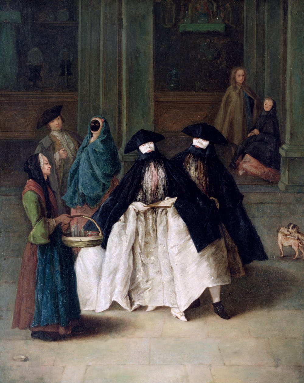 Parfymförsäljaren (se även 60625) av Pietro Longhi