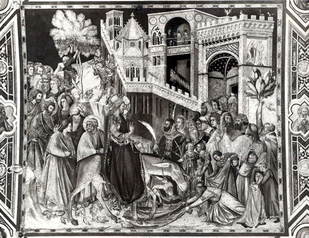 Kristi inträde i Jerusalem av Pietro Lorenzetti