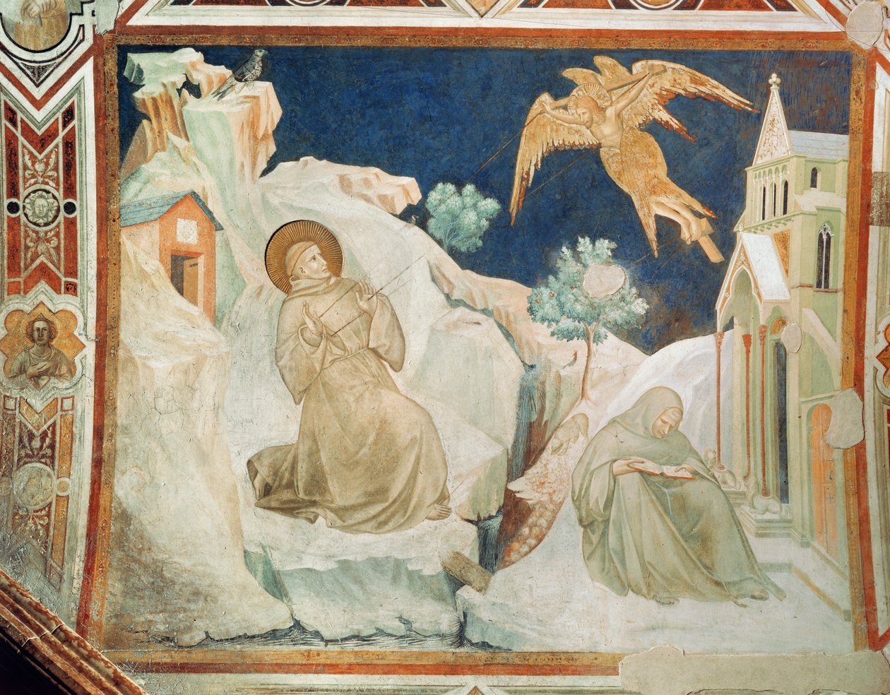 Den helige Franciskus tar emot stigmata av Pietro Lorenzetti