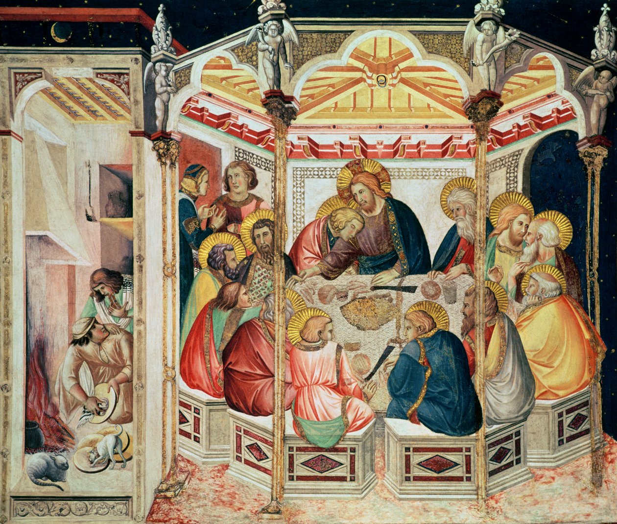 Den sista måltiden av Pietro Lorenzetti