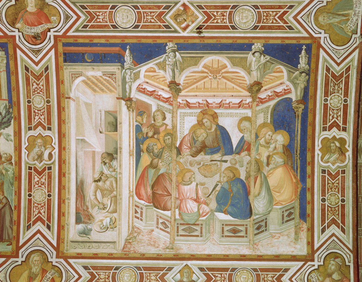Sista måltiden av Pietro Lorenzetti