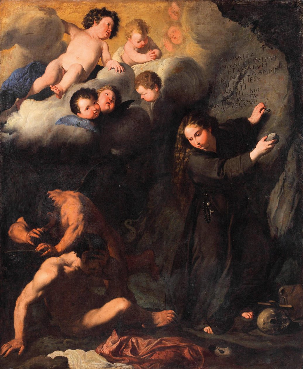 Santa Rosalia av Pietro Novelli