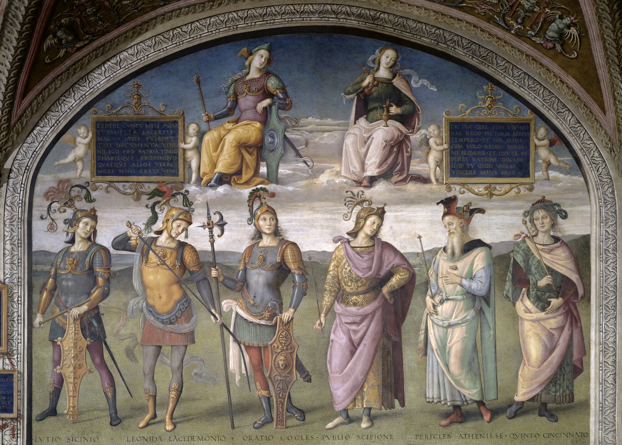 Lunette of Fortune and Temperance, från Sala dell