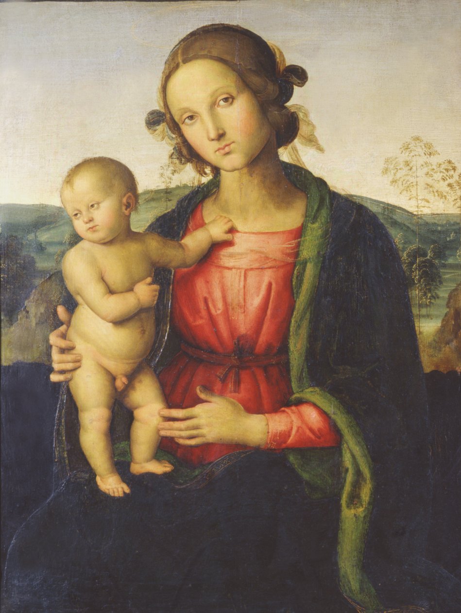 Madonna och barn av Pietro Perugino