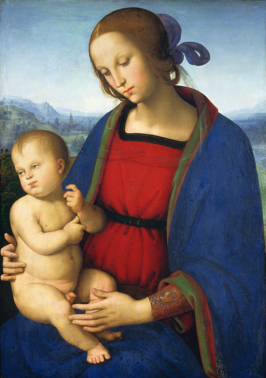 Madonna och barn, ca 1500 av Pietro Perugino
