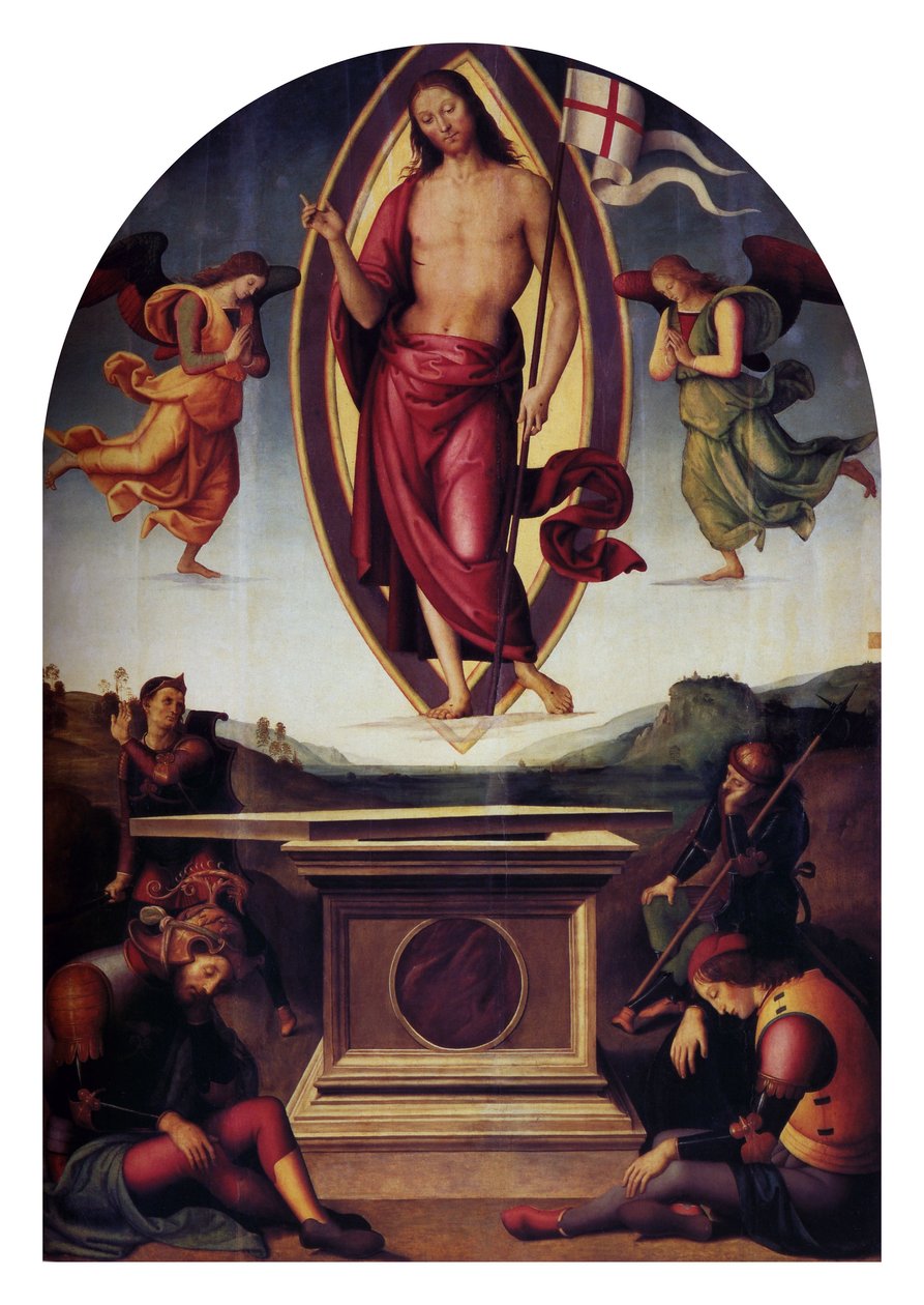 Uppståndelse av Pietro Perugino