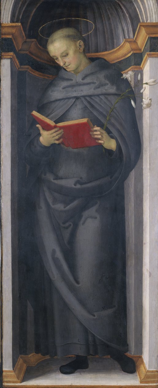 Den välsignade Filip Benitius, ca 1505-6 (tempera på poppelträ) av Pietro Perugino