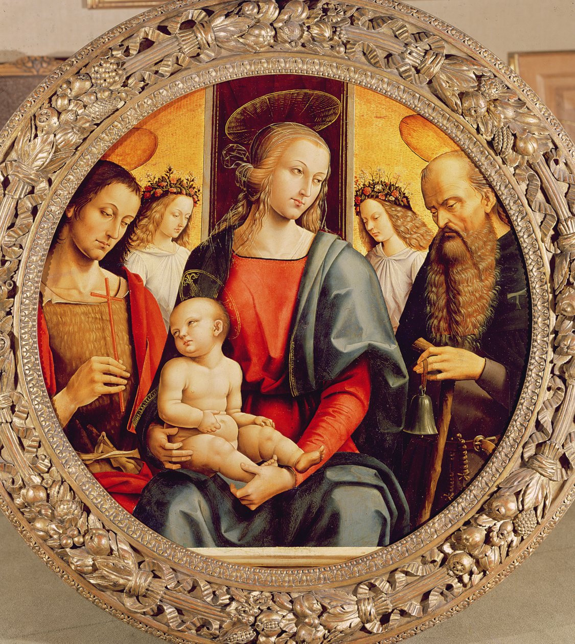 Jungfru och barn av Pietro Perugino