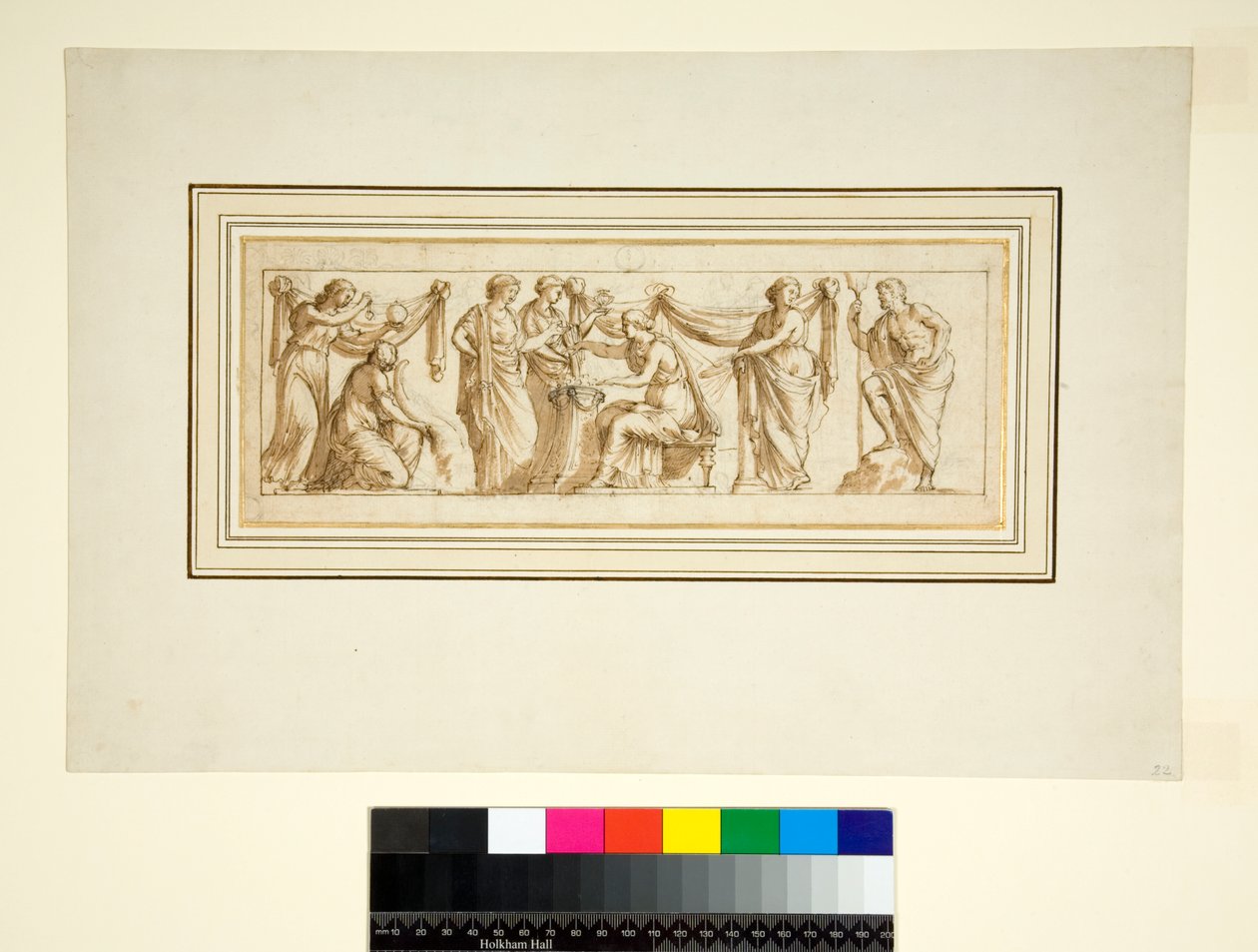 Kopia från en antik relief som visar ett offer av Pietro Santi Bartoli