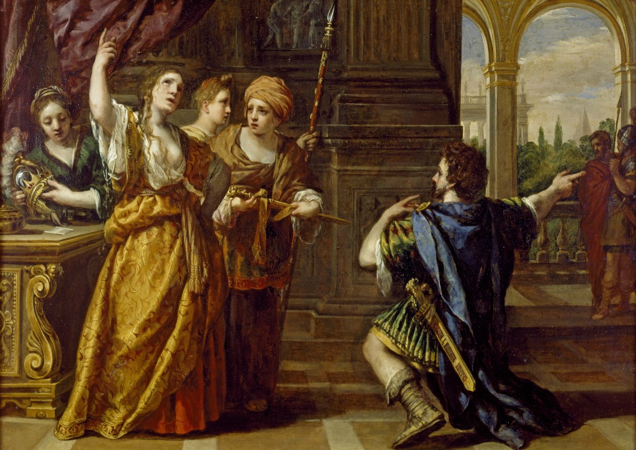 Semiramis ed, ca 1623-24 (olja på koppar) av Pietro da Cortona