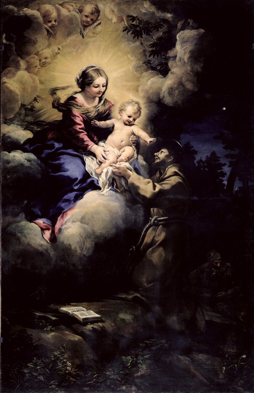 Franciskus besök, 1641 av Pietro da Cortona