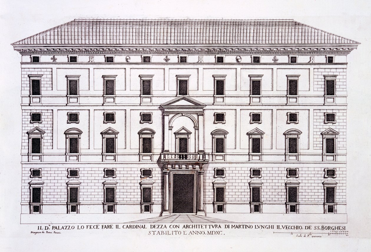 Palazzo Borghese, Rom, från 