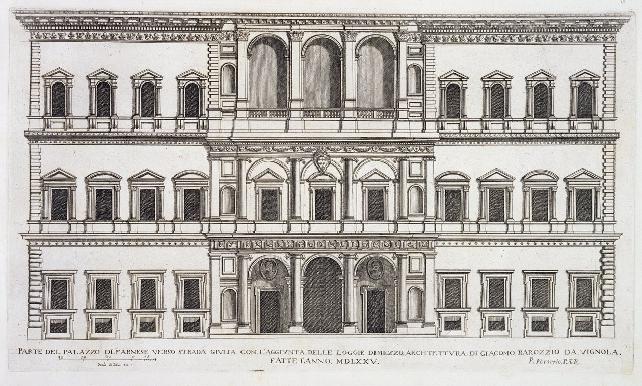 Palazzo Farnese, från 