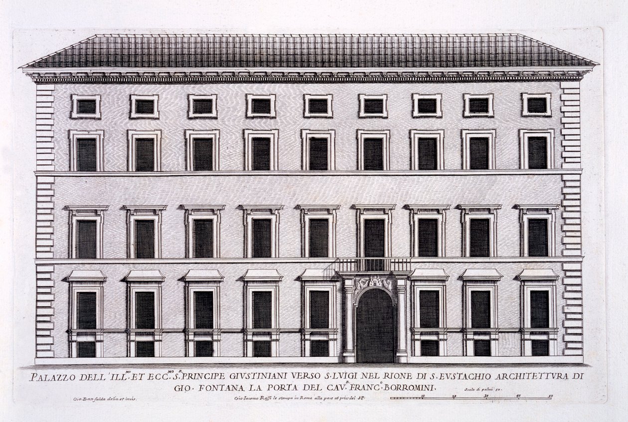 Palazzo Giustiniani, Rom, från 