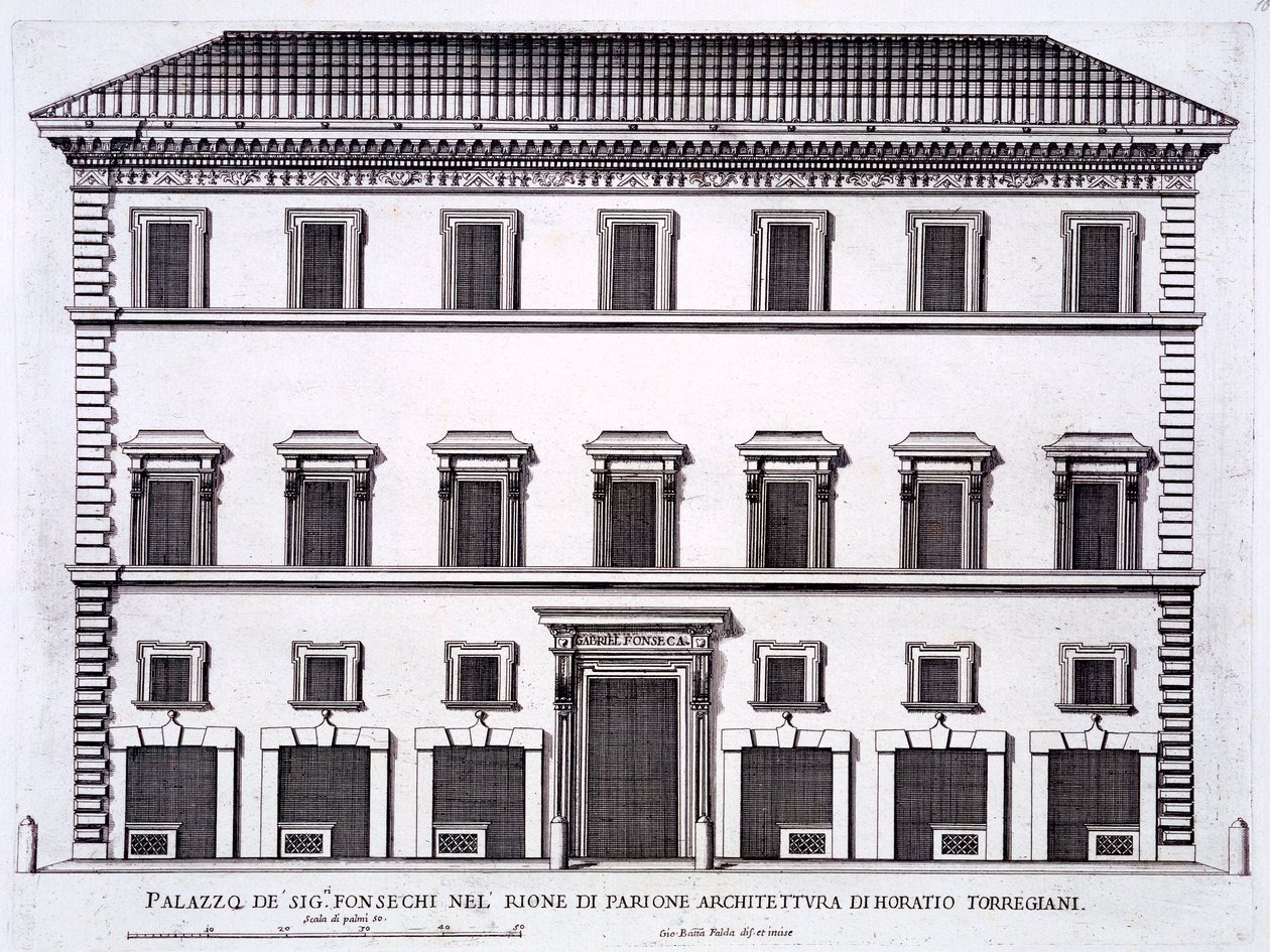 Palazzo av familjen Fonseca, Rom, från 