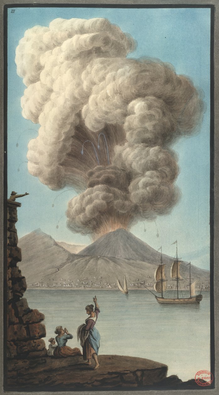 Vesuvius morgonutbrott från 