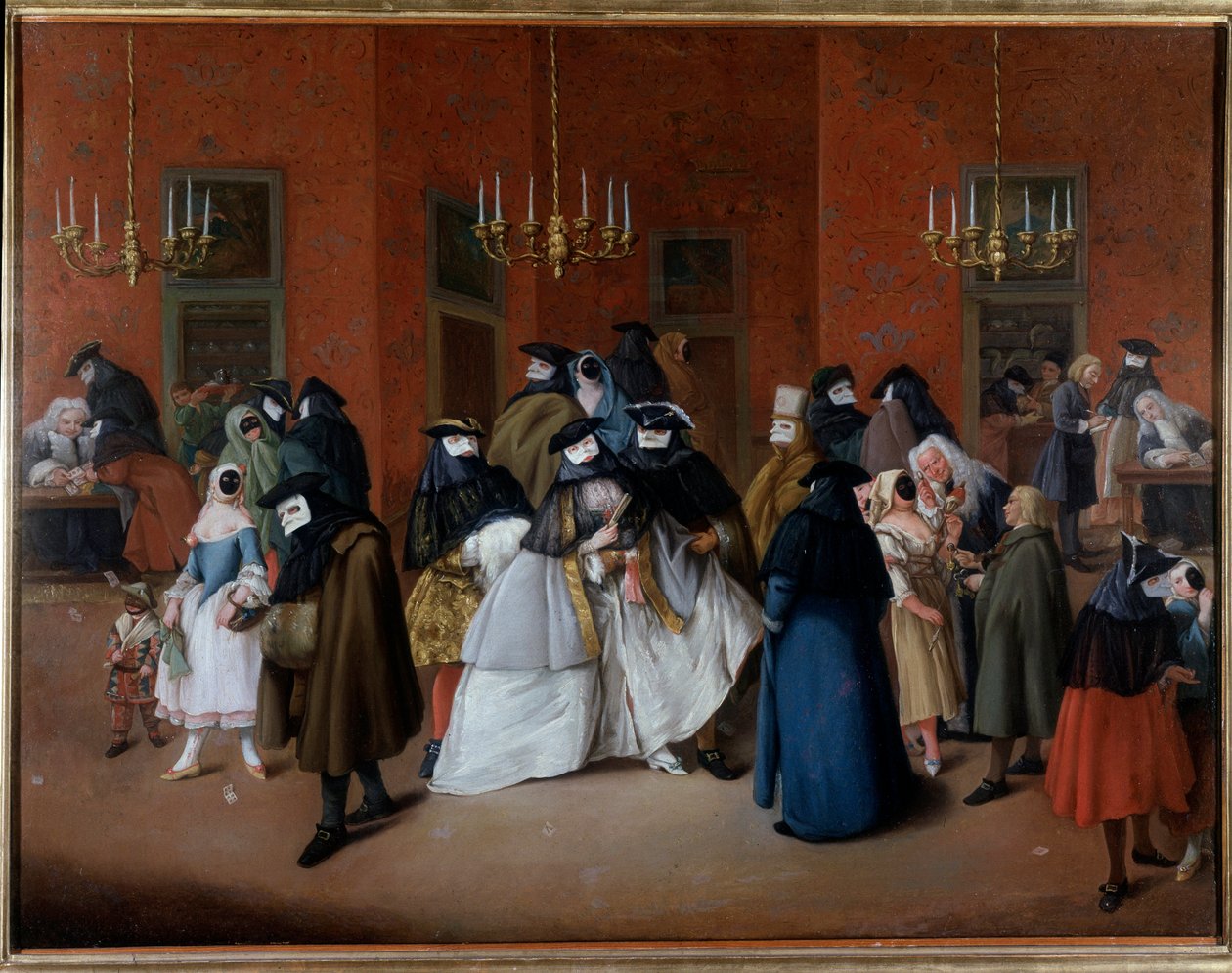Foajén (målning, ca 1760) av Pietro (after) Longhi