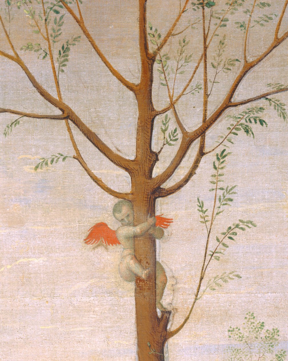 Kampen mellan kärlek och kyskhet ... av Pietro (studio of) Perugino