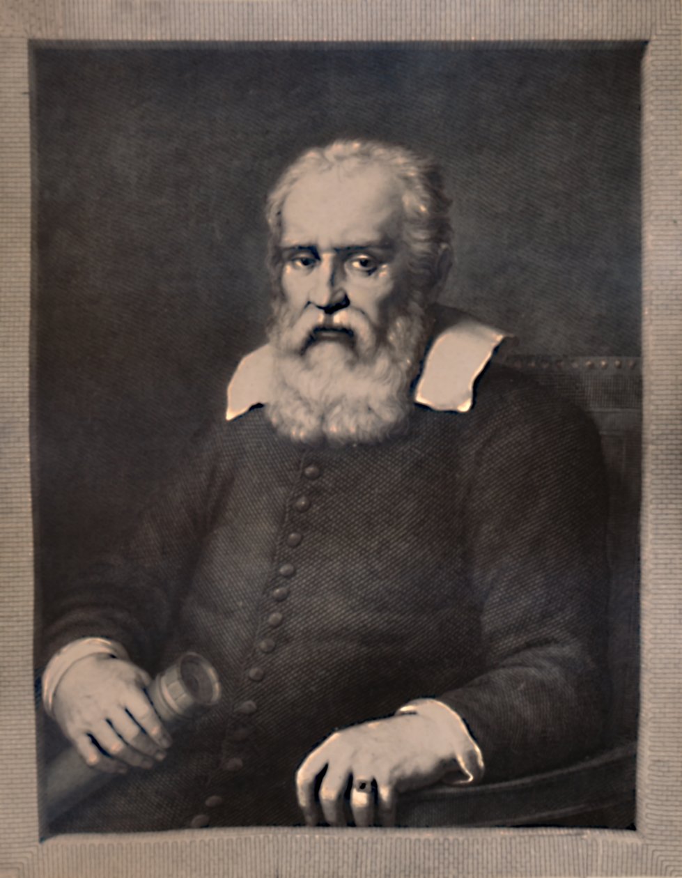 Galileo Galilei, italiensk vetenskapsman, sent 1700-tal eller tidigt 1800-tal 1894 av Pietro Antonio Leone Bettelini