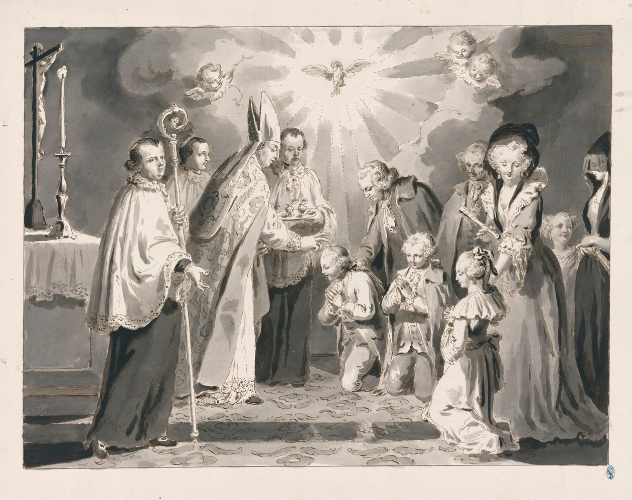Bekräftelse från De sju sakramenten av Pietro Antonio Novelli