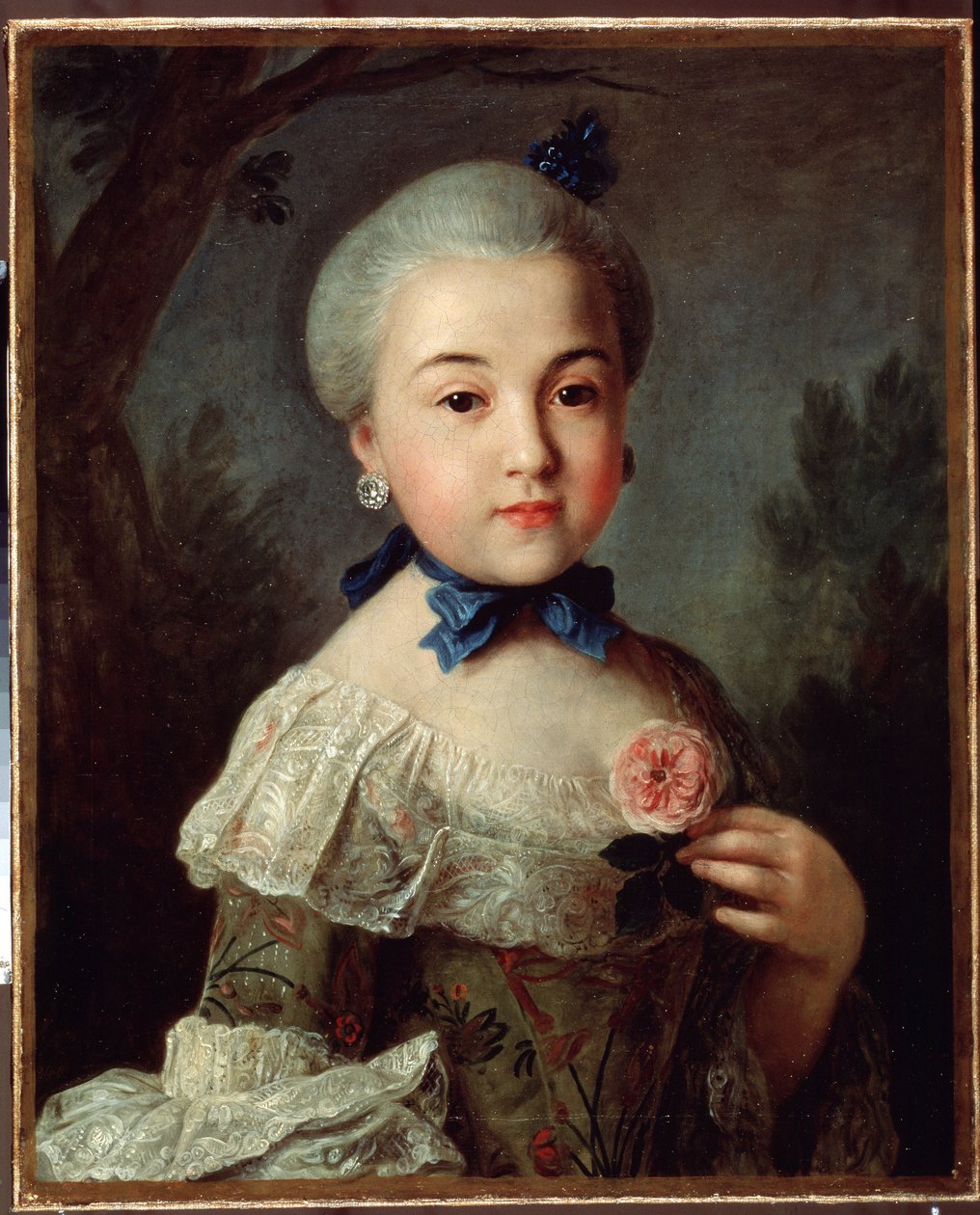 Porträtt av grevinnan Frequently Shermatyev, 190 av Pietro Antonio Rotari