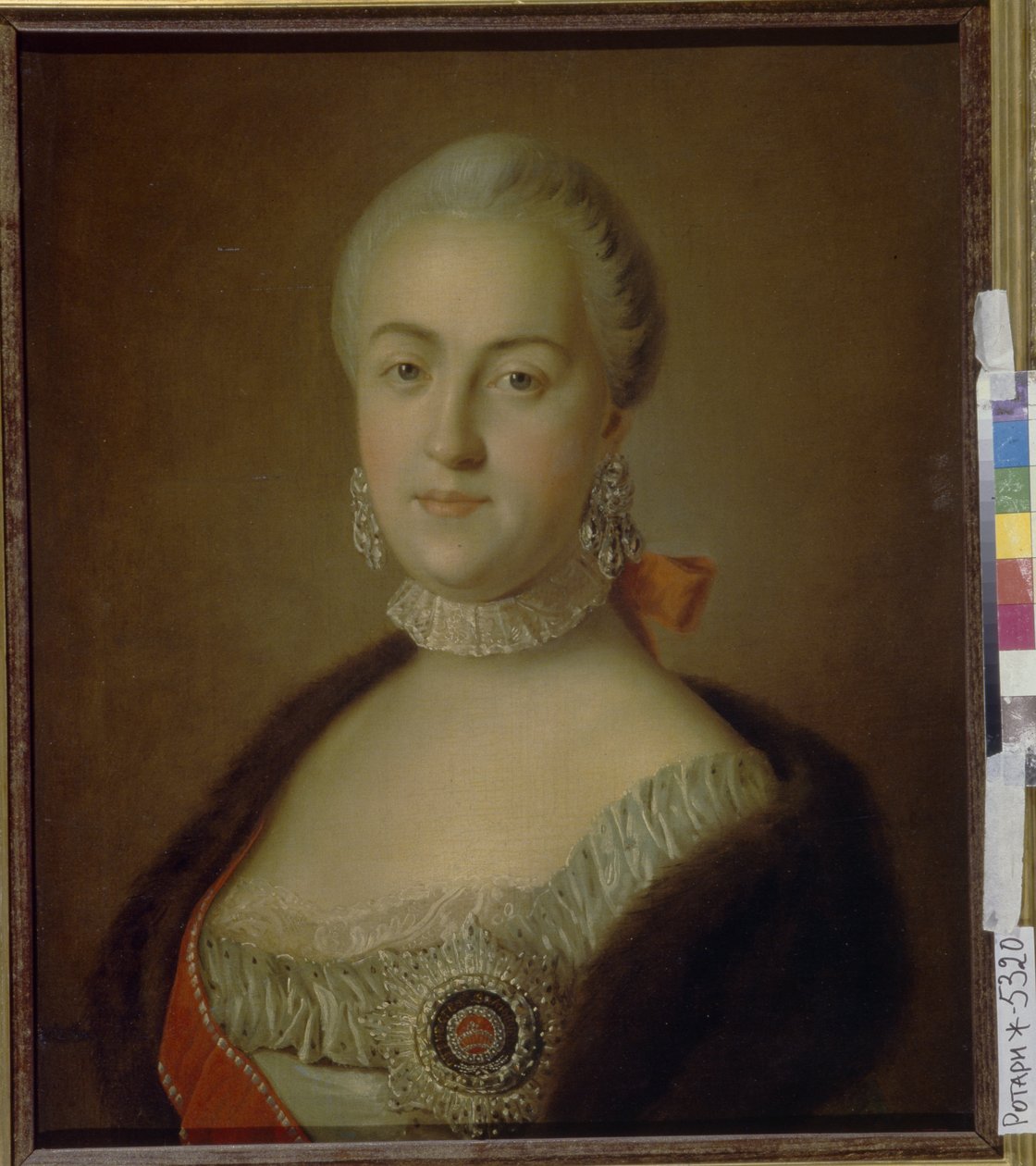 Porträtt av storhertiginnan Jekaterina Alexeyevna, 1761 av Pietro Antonio Rotari