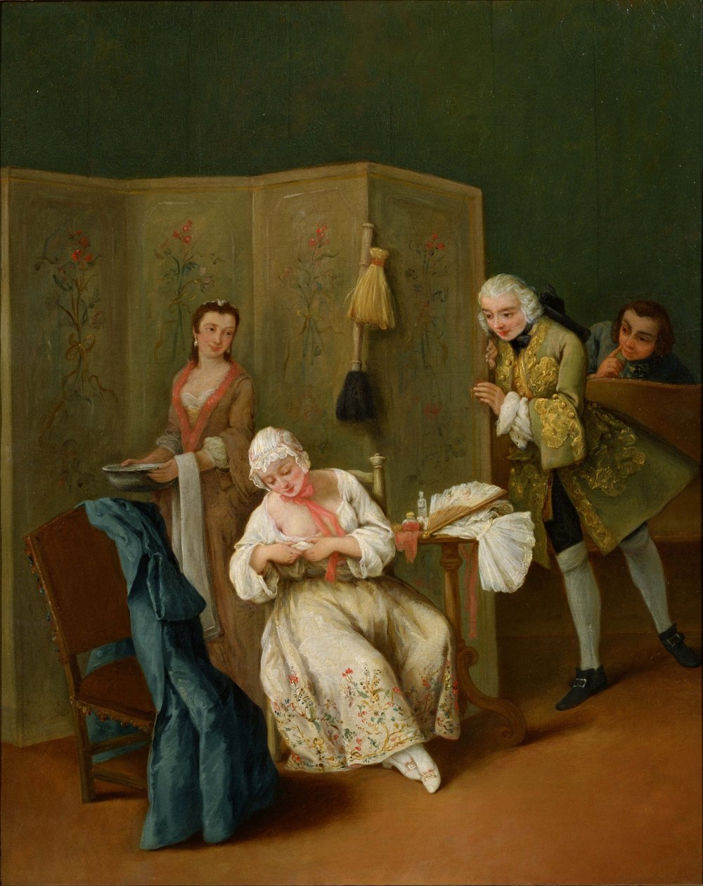 Skrupelfria herrar. av Pietro Longhi