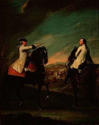 Guglielmo de Montfort och hans fältskötare av Pietro Longhi