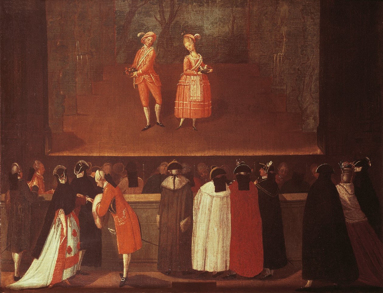 Interval, från School of Pietro Longhi av Pietro Longhi
