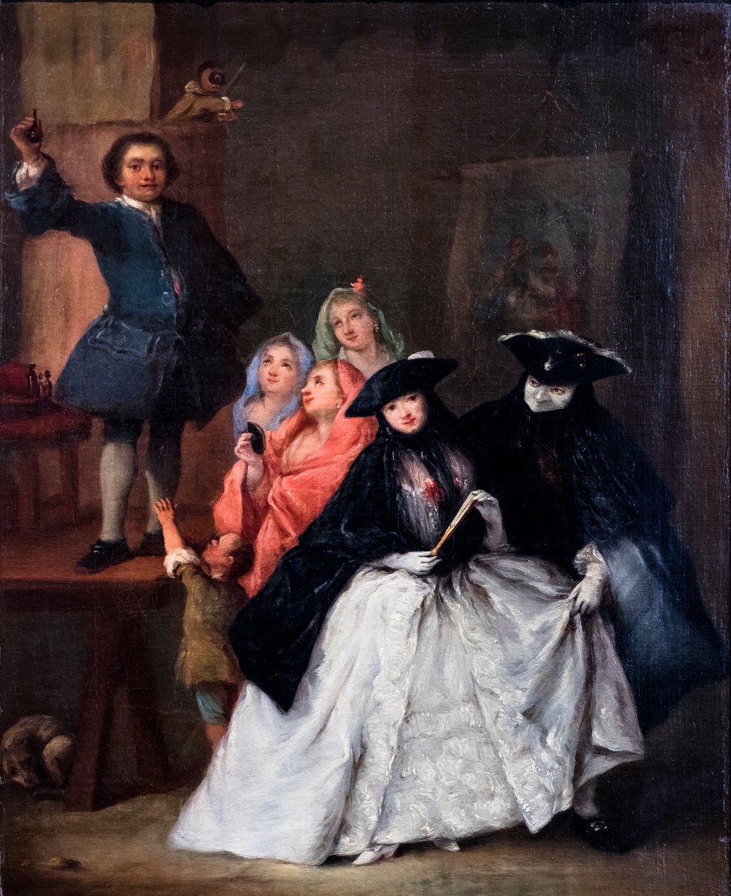 Charlatanen, ca 1757 (olja på duk) av Pietro Longhi