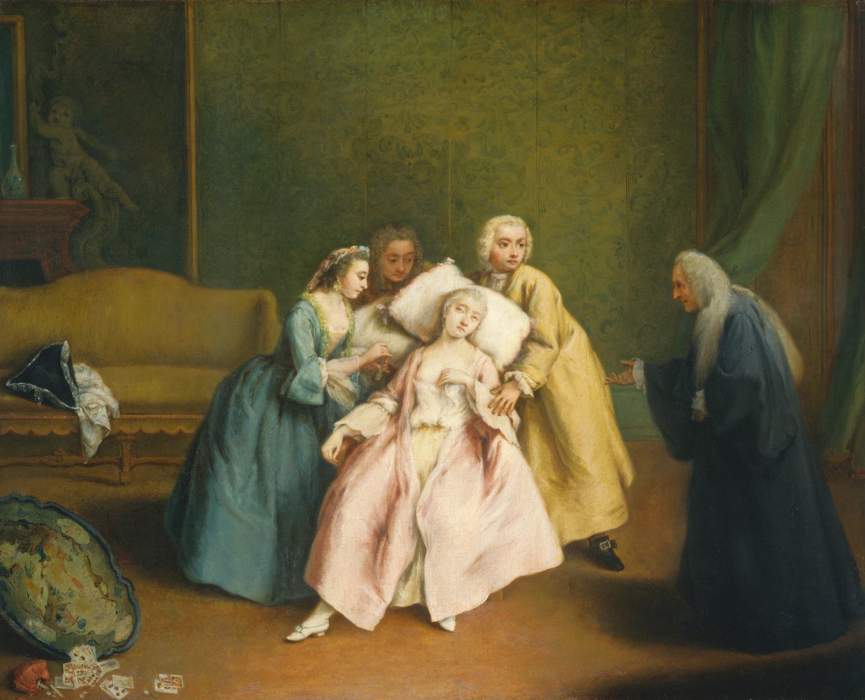 The Faint, c. 1744. av Pietro Longhi