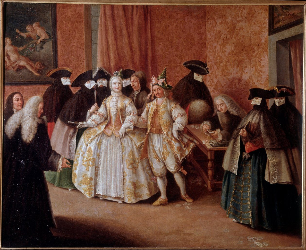 Foajén (målning, ca 1760) av Pietro Longhi