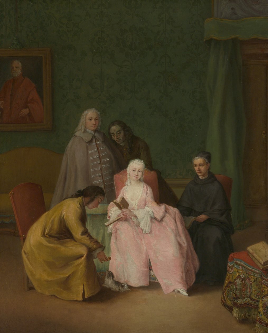 Besöket, 1746 av Pietro Longhi