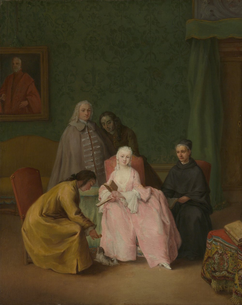 Besöket, 1746. av Pietro Longhi