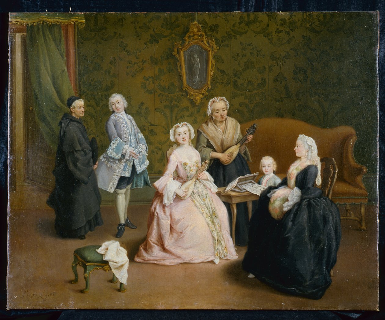 Familjekonserten av Pietro Longhi