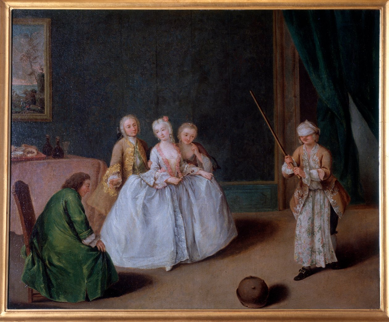 Pottens spel (Målning, ca 1760) av Pietro Longhi