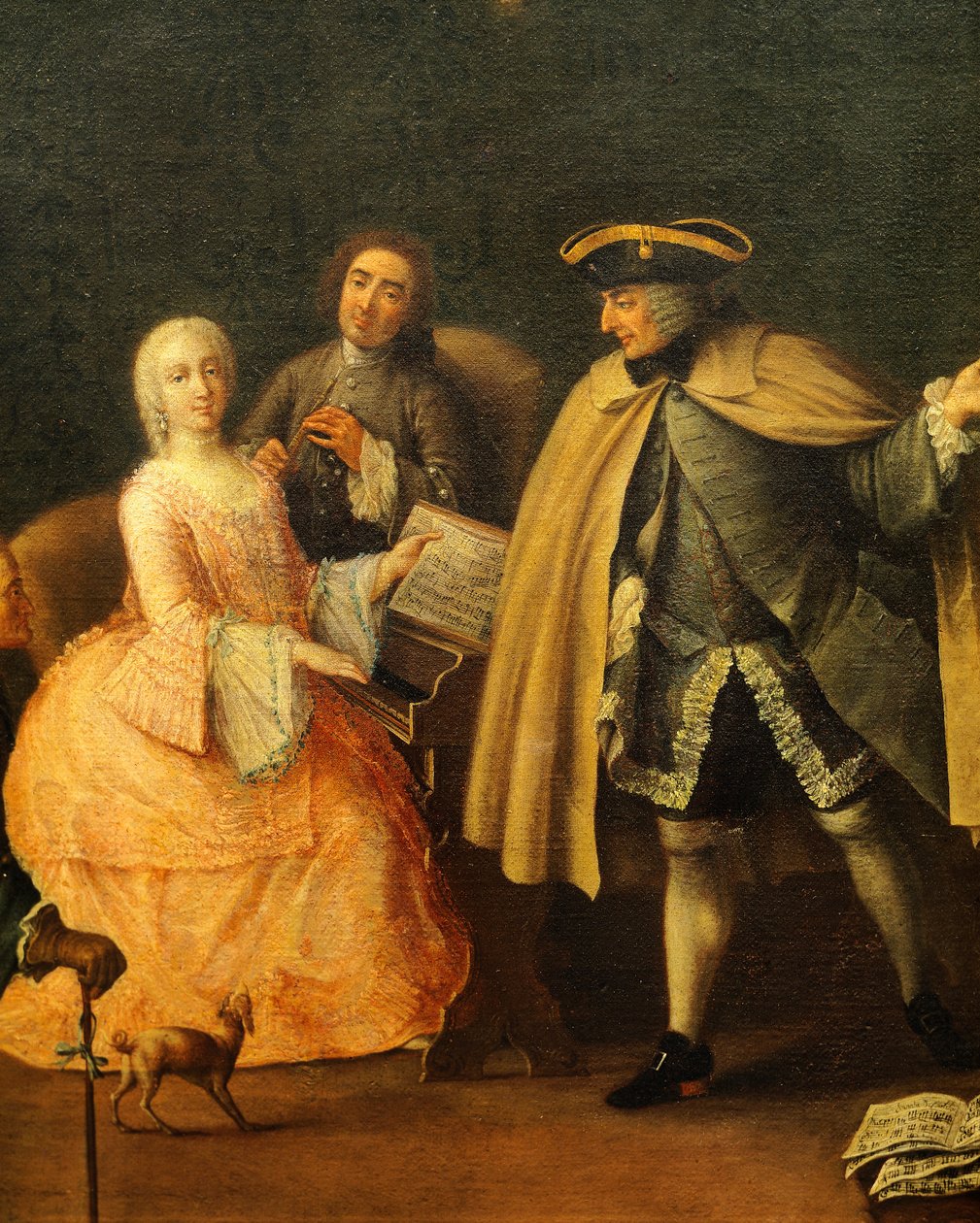 Musikläraren, av Pietro Longhi (1701-1785) av Pietro Longhi