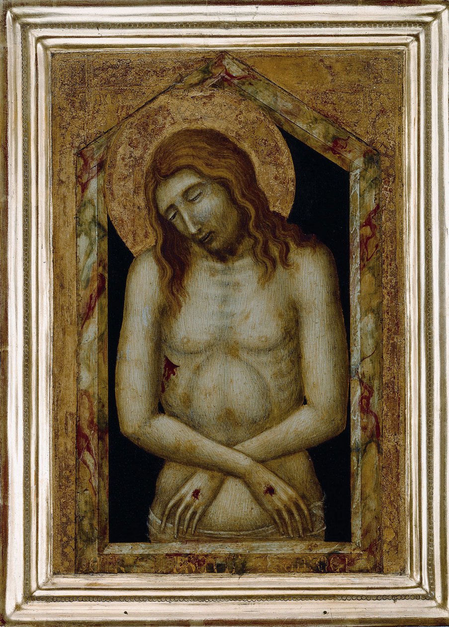 Kristus som den lidande återlösaren av Pietro Lorenzetti