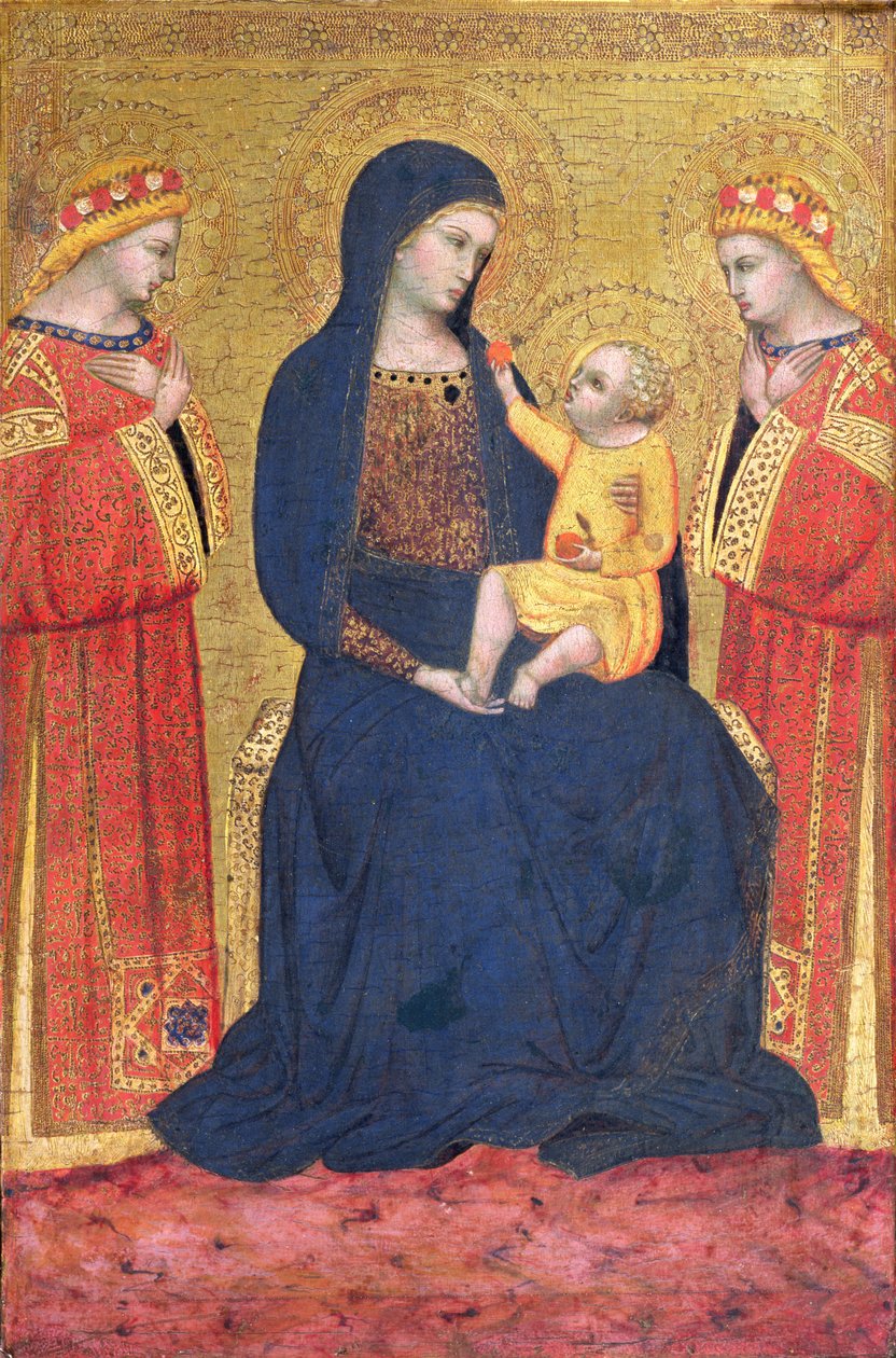 Madonna och barn av Pietro Lorenzetti